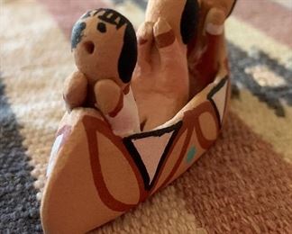 Jemez Pottery Canoe