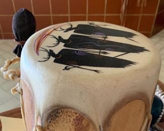Phillip Martinez Pueblo Log Drum