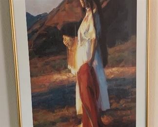 Tom Darro Desert Rain Signed/Framed Print