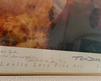 Tom Darro Desert Rain Signed/Framed Print