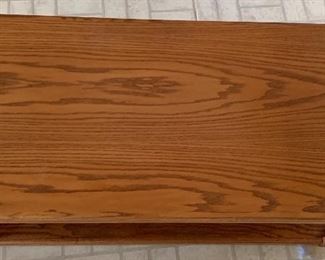 Oak Coffee Table 16x24x48 HxWxD