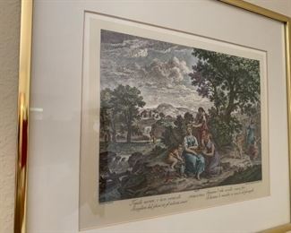 Zuccarelli Framed silk Print