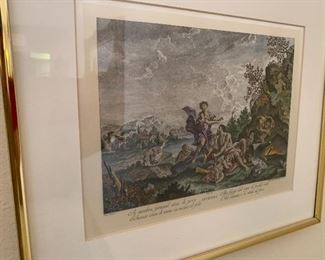 Zuccarelli Framed silk Print #2