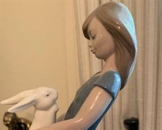 NAO 762 Country Girl with Rabbit