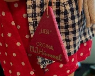 Hummel Doll Liesl Ceramic Doll VIntage Original