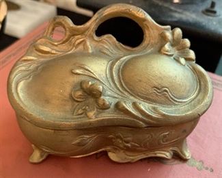 JB Art Nouveau Trinket Box Jewelry Casket