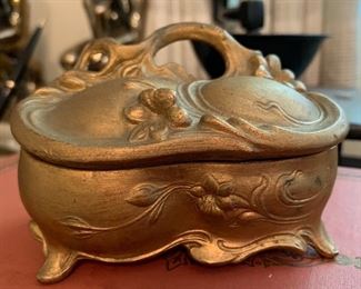 JB Art Nouveau Trinket Box Jewelry Casket