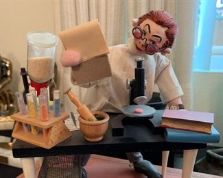 Klumpe Roldan Scientist/Lab Tech Doll SPAIN Vintage