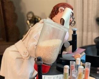 Klumpe Roldan Scientist/Lab Tech Doll SPAIN Vintage
