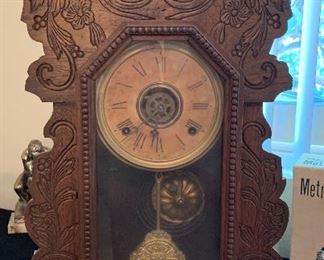 Gilbert Gingerbread Antique Clock