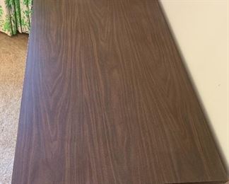 Vintage Walnut Executive Desk MCM 29x60x30in HxWxD