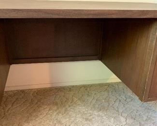 Vintage Walnut Executive Desk MCM 29x60x30in HxWxD