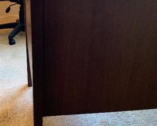 Vintage Walnut Executive Desk MCM 29x60x30in HxWxD