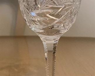 47 Bleikristall Handgeschl German Brilliant Cut Glasses