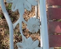 Vintage Wrought Iron Patio Table w/ 4 Chairs