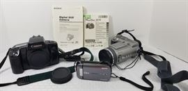 Sony digital camera, Canon 35 mm camera, Sanyo HD digital camera         https://ctbids.com/#!/description/share/146675