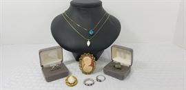 collection of vintage costume jewelry https://ctbids.com/#!/description/share/146678