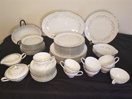53 piece set of vintage Noritake China in the Westview pattern     https://ctbids.com/#!/description/share/146739