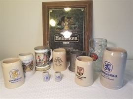 Collection of German beer steins and mugs https://ctbids.com/#!/description/share/146742