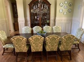 Formal dinningroom table chairs high end furniture