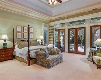 Upholsterd chairs, King bedroom furniture