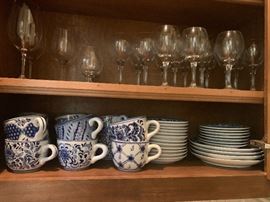 Blue and white China 