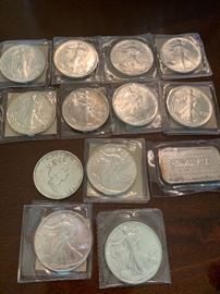 Morgan silver dollars