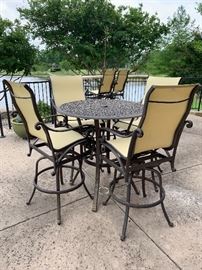 Iron patio furniture 