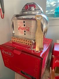 Ceramic Coca-Cola Jukebox Cookie Jar 