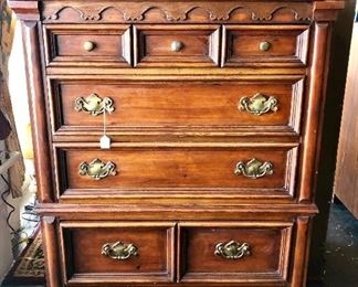 Large, Solid Wooden, Chest of Drawers