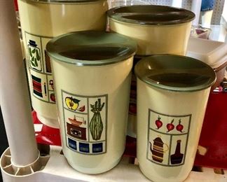 Vintage 4-Piece Canister Set