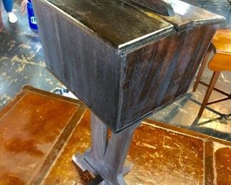 Vintage Wooden Sewing Stand