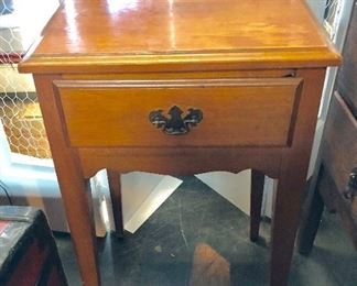 Small Wooden Table with Drawer