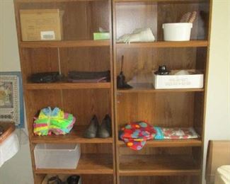 Bookcases and household items