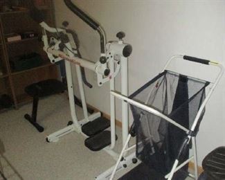 Exercise equipment and cart