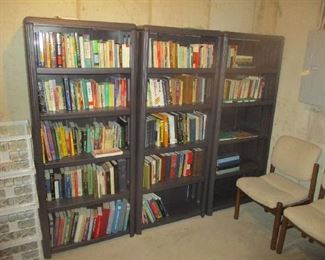 Books and bookshelves