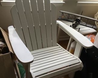 Set of Adirondack chairs