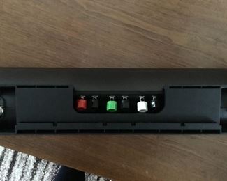 Back connections for Polk audio sound bar