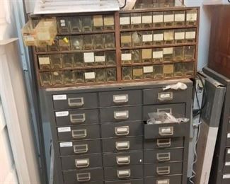 vintage metal tool chests