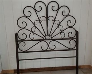 Vintage Iron Headboard