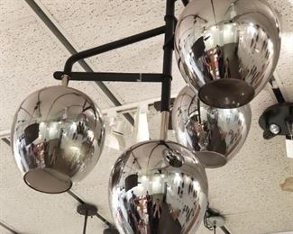 Sleek Chrome light fixture