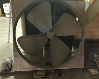 HUGE exhaust fan rewired