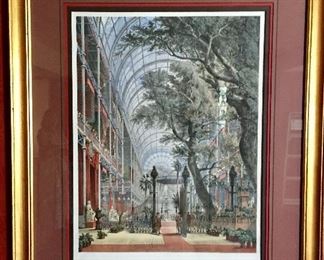 Joseph Nash hand colored lithographs of The International Exposition. 1 of 6.