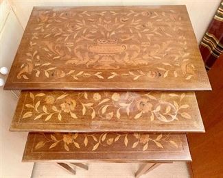 Inlay nesting tables
