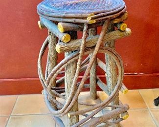 Rustic Bentwood stool