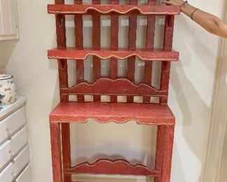 Hand crafted/painted/signed  David Marsh shelf