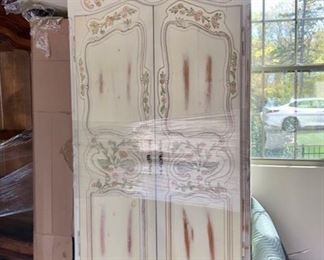 Painted armoire