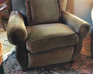 Pair velvet chairs