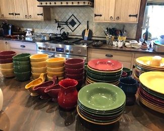 Large set of Pottery Barn dishes