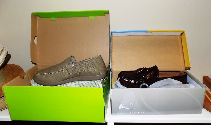 New in Box Crocs and Loafers